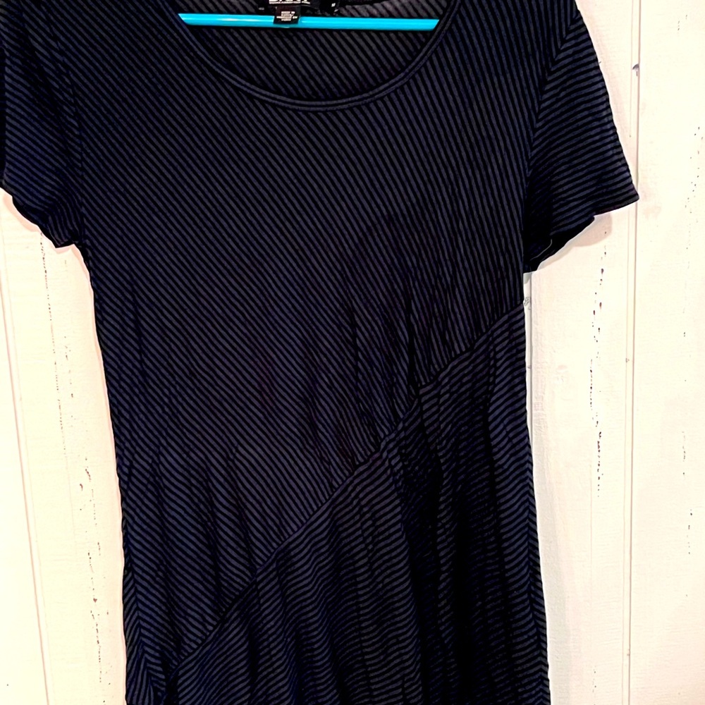 Long tshirt short sleeve stripe